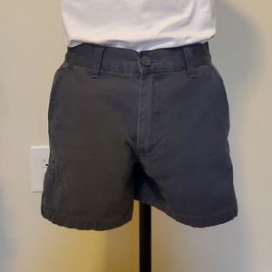 Gray American eagle cargo shorts